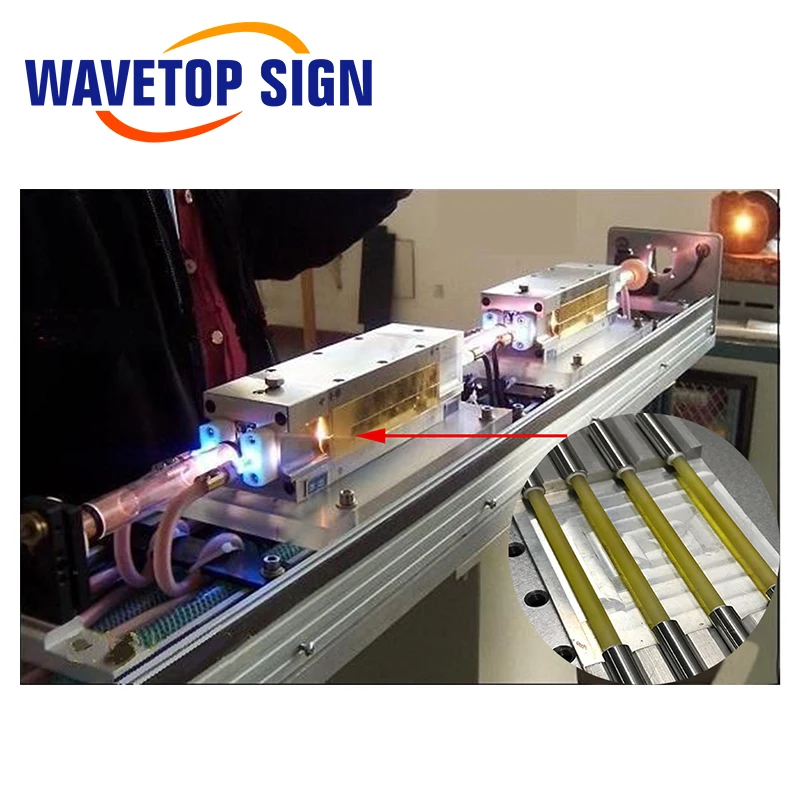 WaveTopSign Одиночная ксеноновая лампа лазерная полость отражающая золотое покрытие