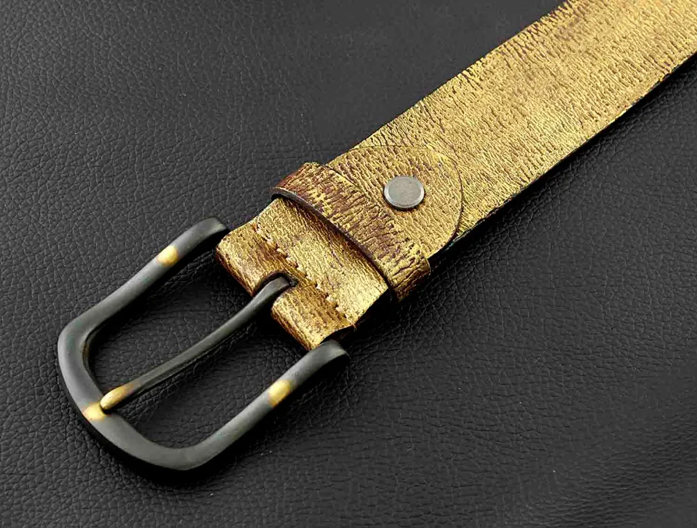 Мужской ремень в стиле панк из натуральной кожи | Аксессуары для одежды