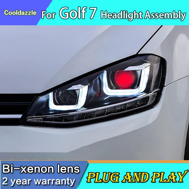 Для VOLKSWAGEN для гольфа 7 светодио дный сборки фар 2013- год