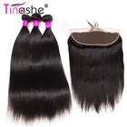 Индийские пряди волос Tinashe, прямые пряди с застежкой, человеческие волосы Remy, прямые волосы, пряди с фронтальной застежкой