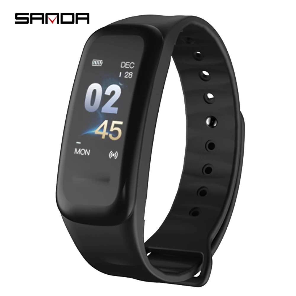 SANDA Новые Смарт часы Bluetooth для мужчин женщин монитор здоровья спортивные наручные
