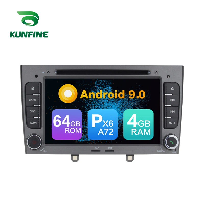 Android 9 0 Core PX6 A72 ОЗУ 4 Гб ПЗУ 64 ГБ Автомобильный DVD GPS мультимедийный плеер