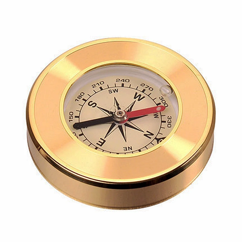 NatureHike Mini Military Camping Marching Lensatic Compass Magnifier Gold Wild Survival Navigation Noctilucent High Quality | Спорт и