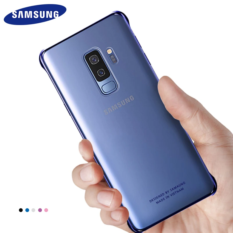 Оригинальный чехол Samsung Galaxy S9 Plus милый Роскошный кожаный 360 дюйма тонкий