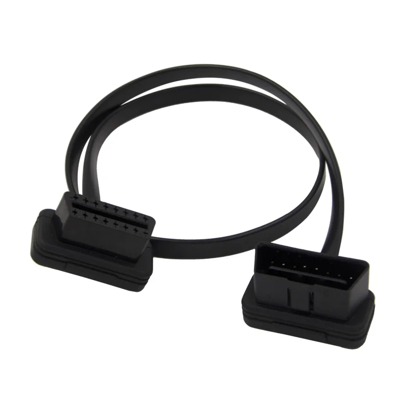 Obd2 кабель OBD2 16 pin типа папа женские туфли на плоской подошве Удлинительный 1 в 2