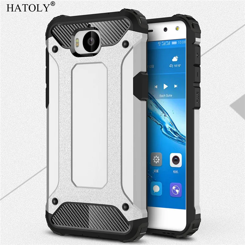 For Cover Huawei Y5 2017 Case Anti-knock Rugged Armor Hard Silicon Phone Bumper for | Мобильные телефоны и аксессуары