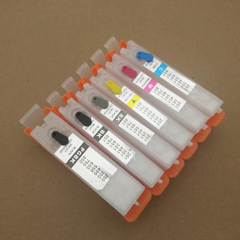 Vilaxh PGI-570 CLI-571 перезаправляемый картридж для hp Canon PGI570 CLI571 PGI 570 Pixma MG5750 MG5751 MG5752 MG6850