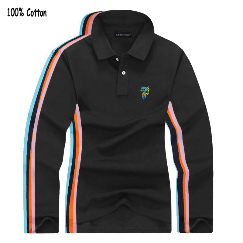 Мода 2019 новые осенние женские брендовые рубашки поло с длинным рукавом