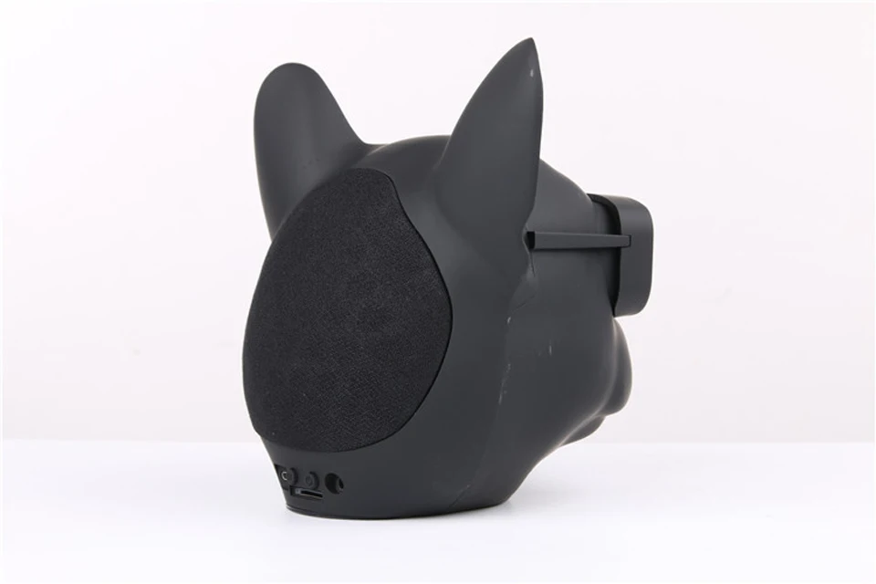 Беспроводной динамик, бульдог, Bluetooth, портативный стерео, супер бас, мультяшный звук, сабвуфер, динамик