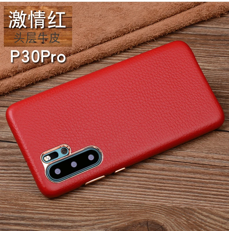Роскошный кожаный чехол ручной работы для huawei P30 P20 Pro, тонкий чехол для huawei P30Pro P20Pro, чехол
