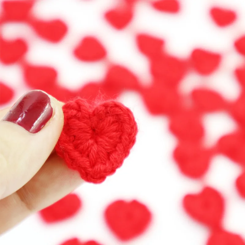 Оптовая продажа (50 шт./лот) ручная работа карамельный цвет вязание крючком DIY