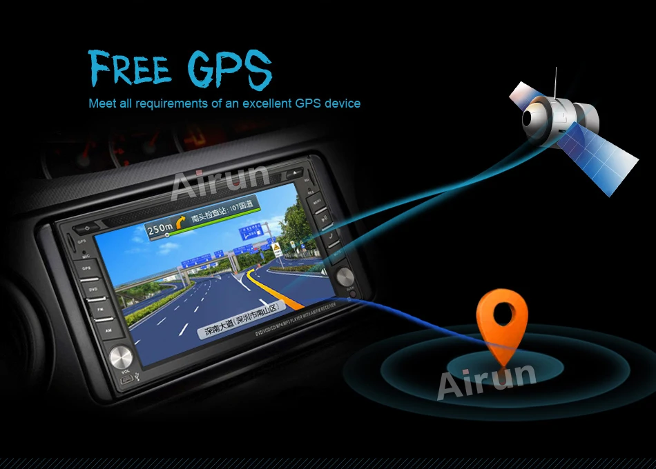 2 din universal с автомобильное радио DVD плеер gps навигации Bluetooth одновременное
