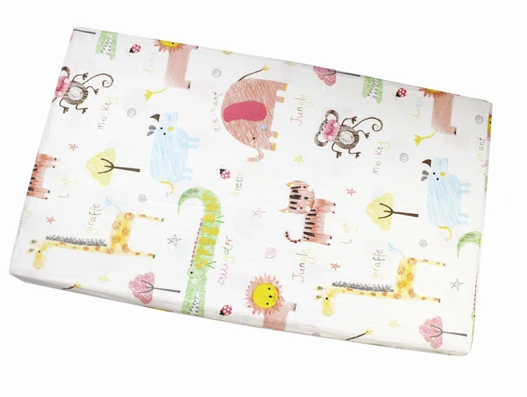 Хлопковый комплект постельного белья с принтом для детей 1 8 лет|Простыни| |