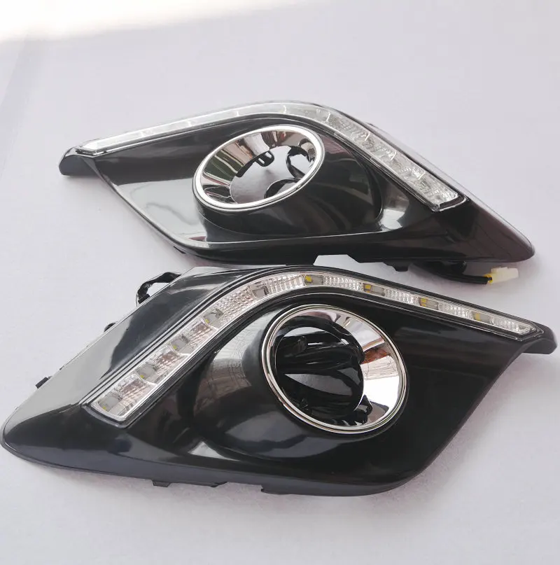 1 пара DRL для Mazda 3 Mazda3 Axela 2013 2014 2015 2016 светодиодный дневные ходовые огни Дневные