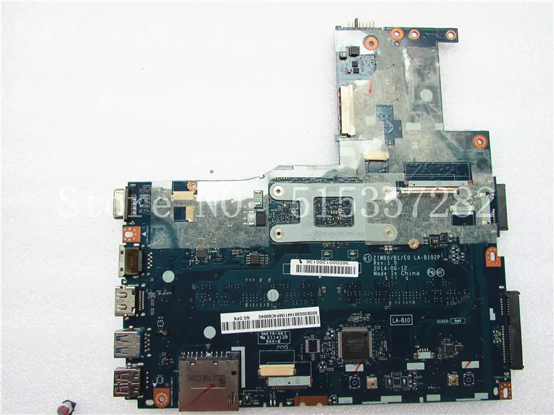 LA-B102P ZIWB0/B1/E0 материнская плата для ноутбука LENOVO B50-30 NOTEBOOK PC с процессором N2840 |