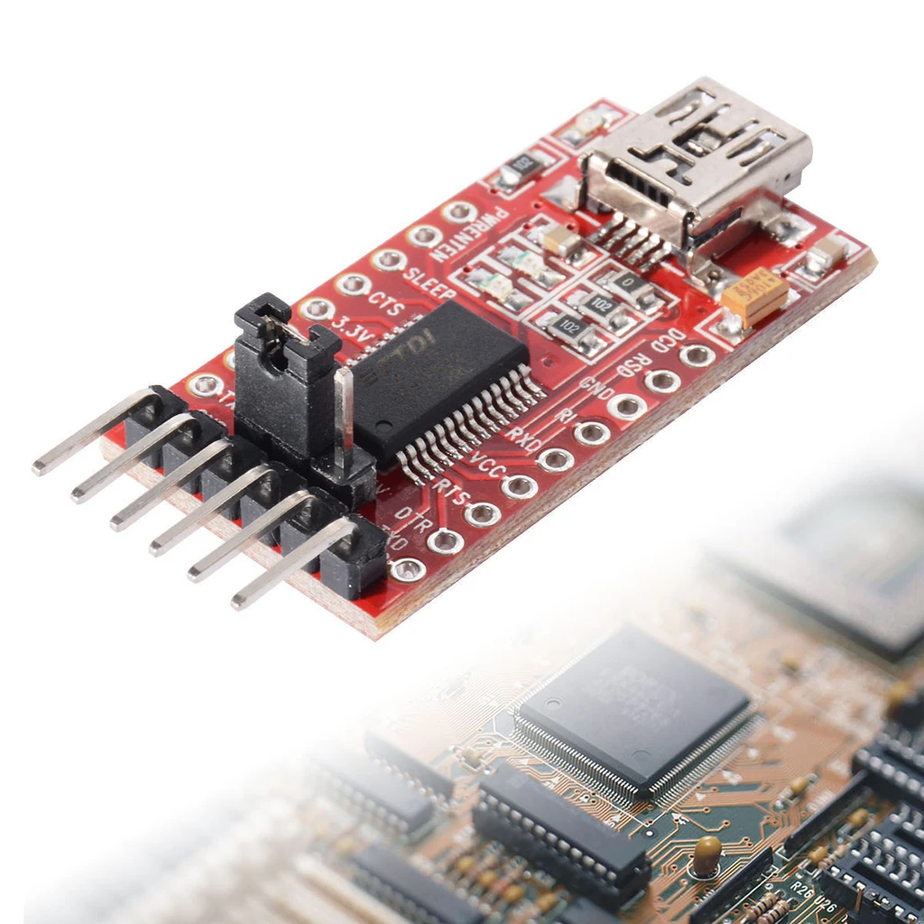 USB к TTL FT232RL FTDI Серийный адаптер конвертер Модуль для 3 В/5 В | Электроника
