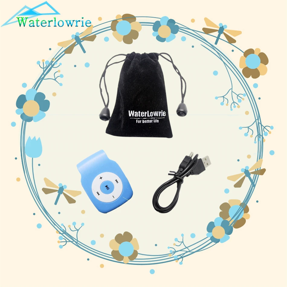 Waterlowrie плеер для бега мини аудио клип mp 3 player музыка мп плейер мп3 аудиоплеер