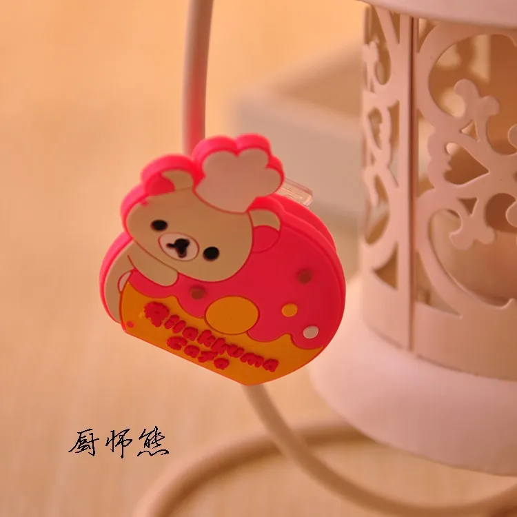 30 шт./лот Носки с рисунком медведя из мультика птица Устройства для сматывания