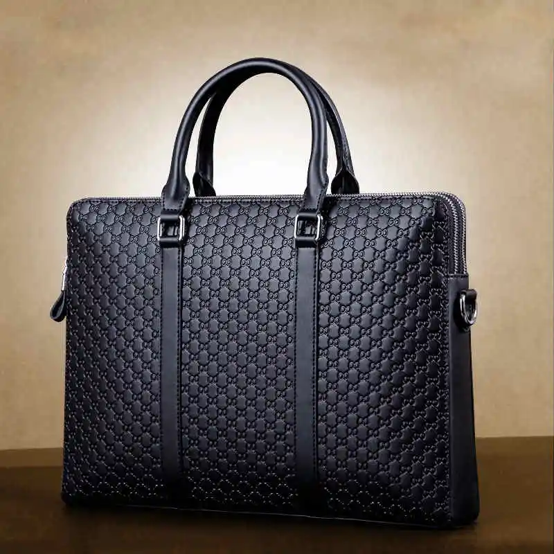 известных брендов MANBERCE мужские сумки через плечо кожанный портфель мужской