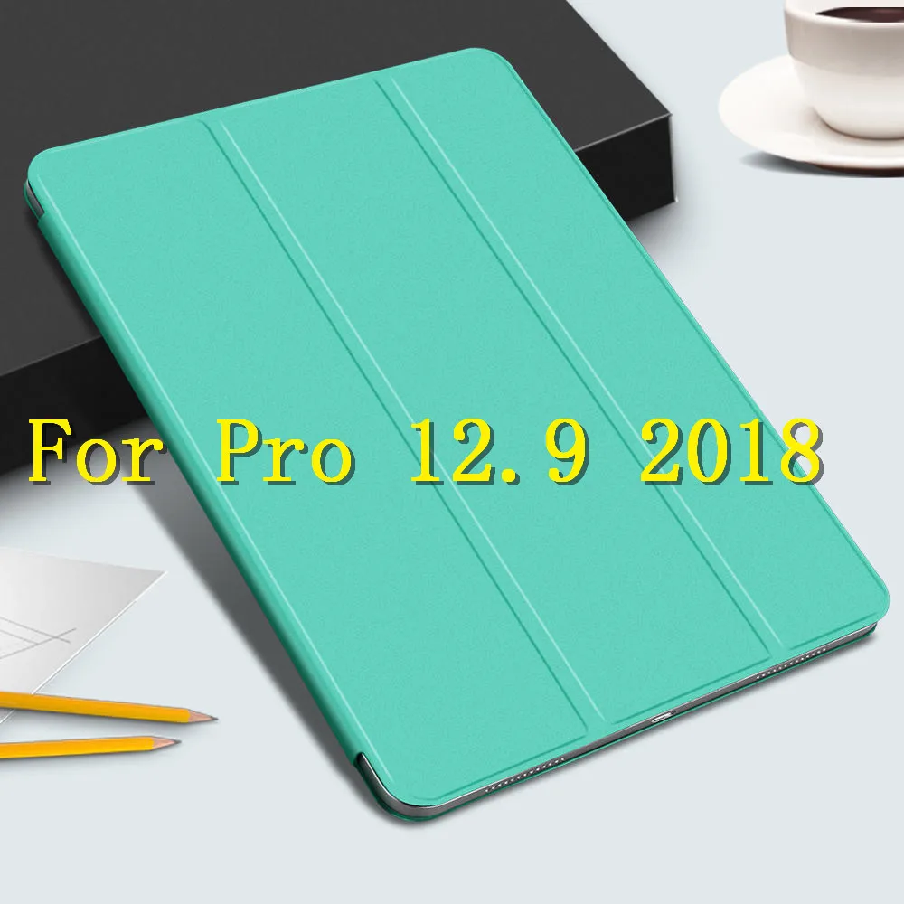Green-12 Чехол для iPad Pro 11, умный чехол для iPad Pro 12,9,, чехол, ультра тонкий, с поддержкой зарядки, для iPad 11, 12,9 дюймов, чехол - Цвет: Green-12