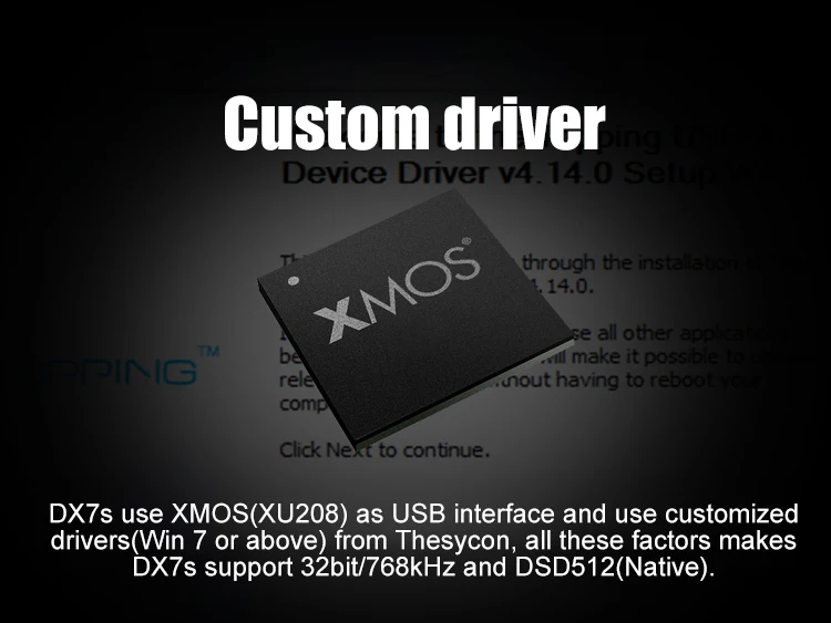 Topping DX7S 2* ES9038Q2M 32 бит/768 K DSD512 DSD USB полный сбалансированный ЦАП усилитель для наушников