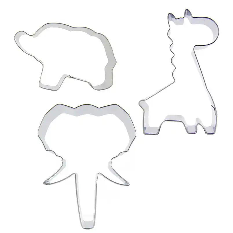 3 шт. форма для выпечки слон голова слона жираф | Дом и сад