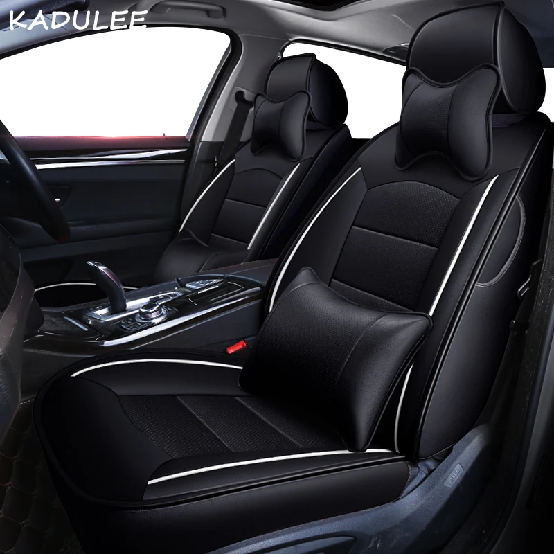 KADULEE custom Чехол для автомобильного сиденья из натуральной кожи для JEEP Wrangler JK Unlimited Rubicon Sahara Liberty Commander Compass Патриот atuo