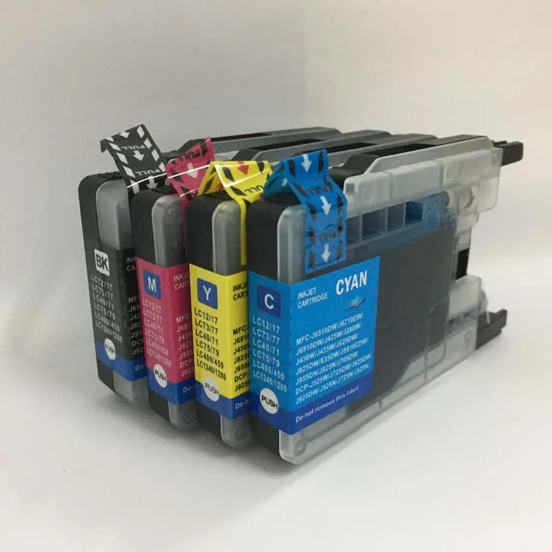Vilaxh для Brother LC12 lc17 чернильный картридж совместимый DCP-J525N J525W J725DW J925N J925DW MFC-J5910DW J5910CDW
