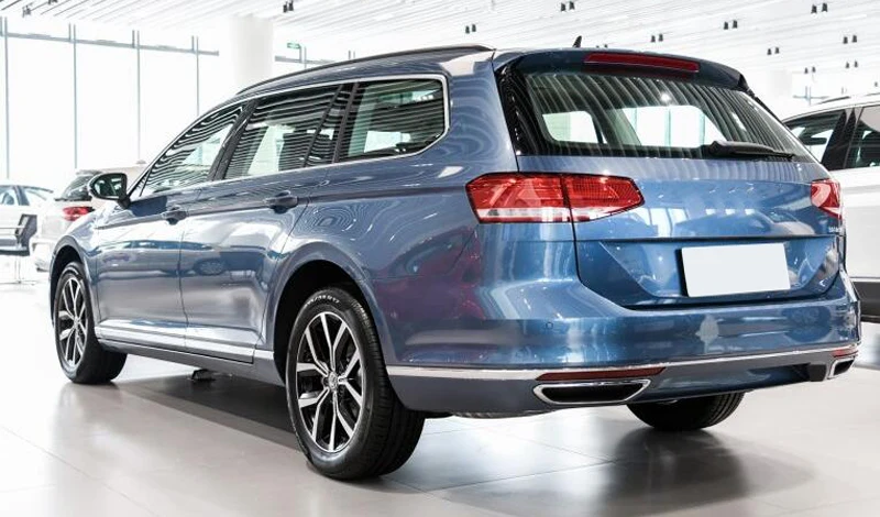 Для Volkswagen Passat 5 дверь вагона B8 2017 2018 нержавеющая внутренней и внешней Задний