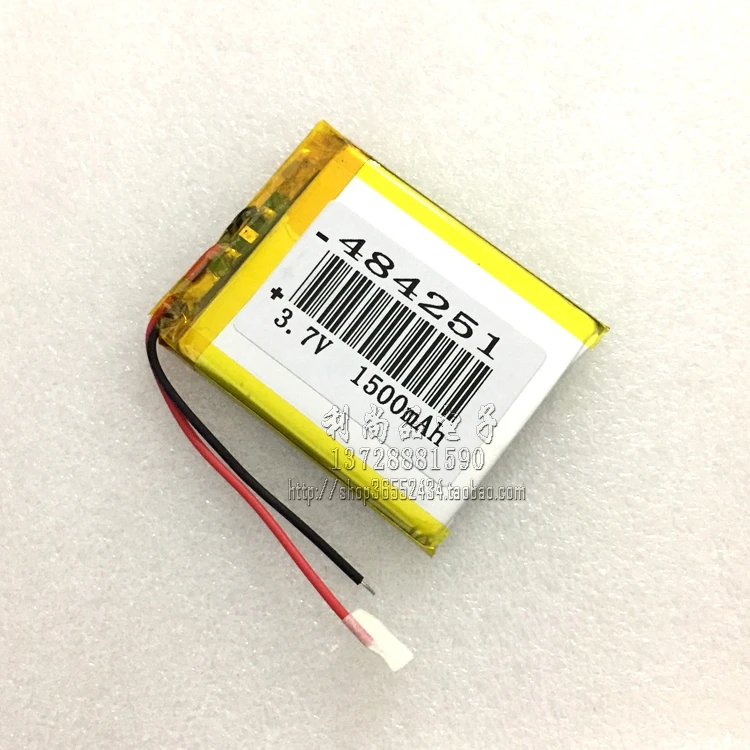 Полимерная литиевая батарея 3 7 V 1500mAh MP3 C430 GPS навигатор рекордер 484251