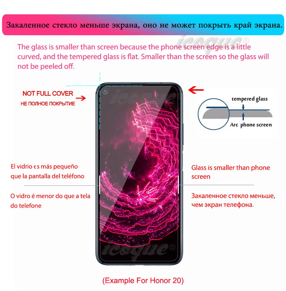 3 шт стекло для huawei Honor 20 9X Pro 8X10 Lite 20i 8C протектор экрана 9H закаленное стекло для huawei P20 Lite Pro P30 Lite