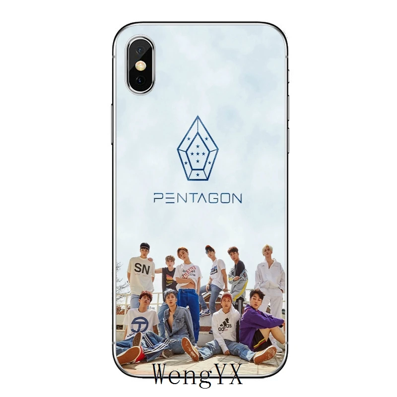 Мягкий чехол для телефона samsung Galaxy J4 J6 prime J8 A6s A7 A8 A9s star Note 9 S10 lite plus Пентагон kpop Корейская группа мальчиков - Цвет: Pentagon-kpop-A-09