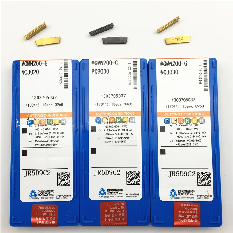 10 шт. MGMN200 G NC3020 NC3030 PC9030 MGMN 200 2 мм твердосплавные вставки с ЧПУ пазовые вставки 2 мм паз нож лезвие инструмент