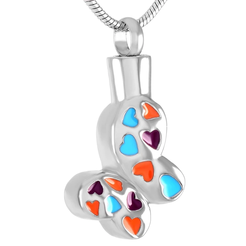 Эмалированная Бабочка для кремации IJD9367 ювелирные изделия кулон женщин горячая