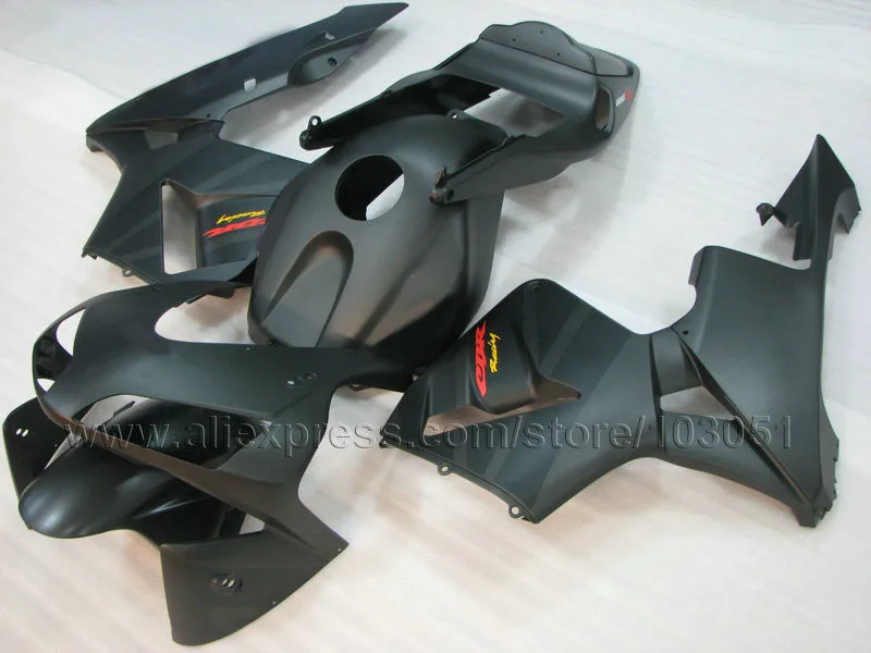 Впрыска ABS мотобайк корпусные детали для Honda обтекатель Наборы CBR600RR 2003 2004 CBR 600 RR 03 04 CBR 600RR все матовые черные обтекатели