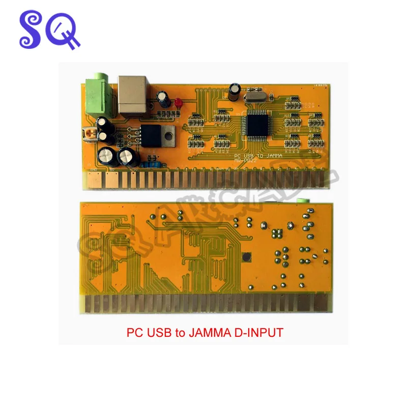 ПК USB к JAMMA аркадный конвертер платы контроллера для файтингов|pc usb to jamma|usb jammajamma