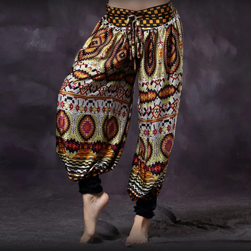 

Bellydance American Tribal Style Belly Dance Tribal Colored Trousers Women Bloomers Chic Gypsy Dance ATS Harem Pants Unisex