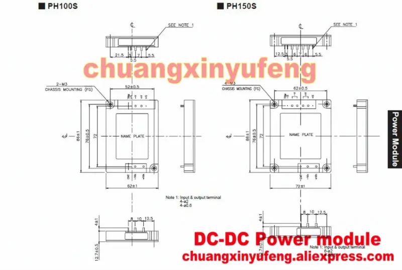 PH150S280-15 LAMBDA DC module DC-DC Power DC280V-15V150W 10A converter | Электроника