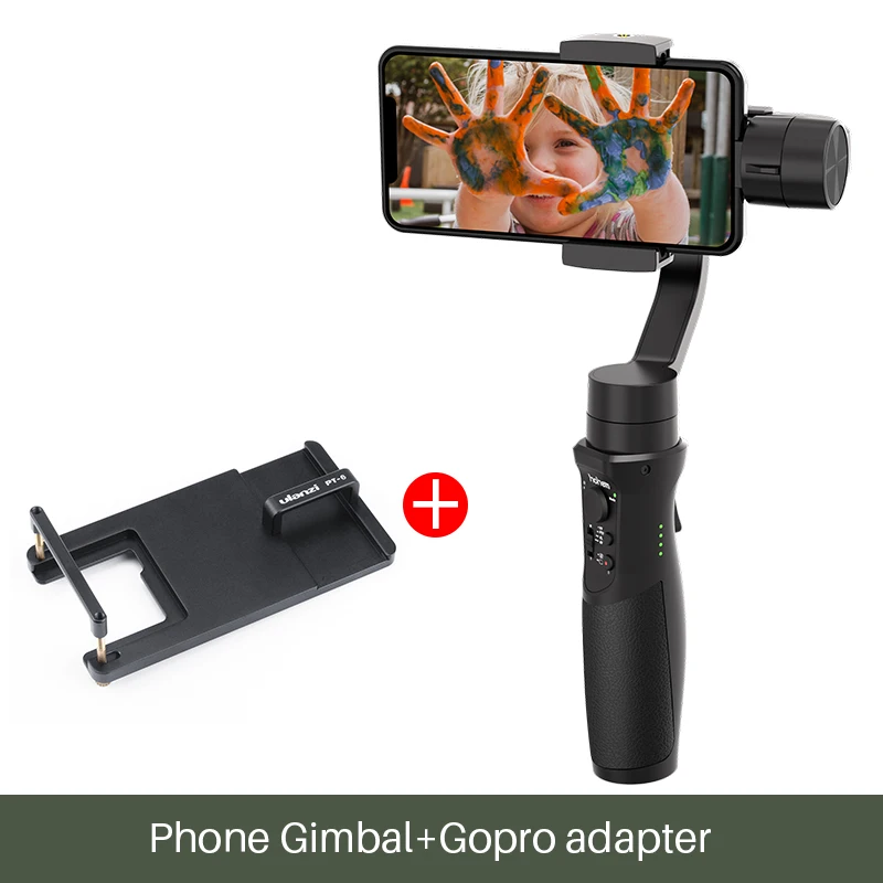 Plus Phone Kit Hohem iSteady Pro 2 Mobile Plus 3 Axis Phone Gopro Gimbal для Gopro Hero 6 5 SJCAM стабилизатор для iPhone Andriod - Цвет: Plus Phone Kit