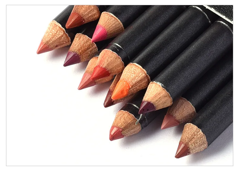 Pudaier матовые наборы помад долговечная жидкость Lipkit+ бархатный карандаш для губ Макияж телесный водонепроницаемый блеск для губ 12 цветов выбрать