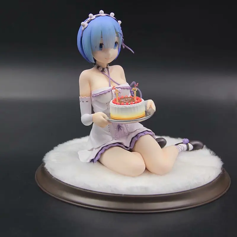 Фигурка Re:Life in a Different World from Zero Birthday 13cm - Версия торта Рэм. Игрушка Рэм T30.