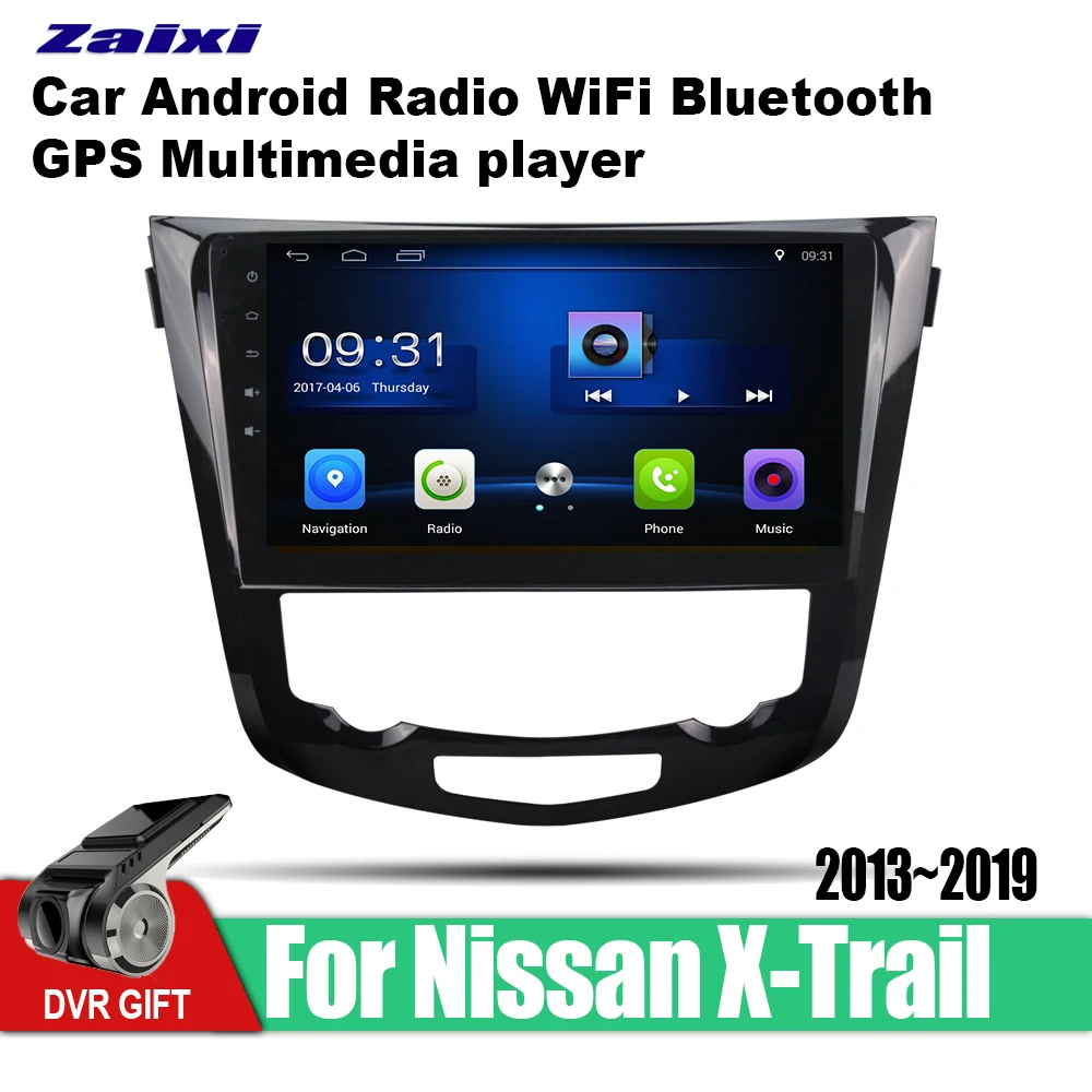 Автомобильный мультимедийный плеер ZaiXi Android GPS для Nissan X Trail 2013 ~ 2019 автомобильная