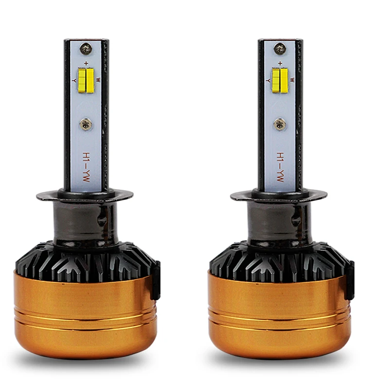 1 комплект H1 50 Вт 5800LM Z5 Трехцветная светодиодная фара все-в-одном флип-чипы Золотой Желтый Белый 3000K 4300K 6000K 3 цвета s Switchback