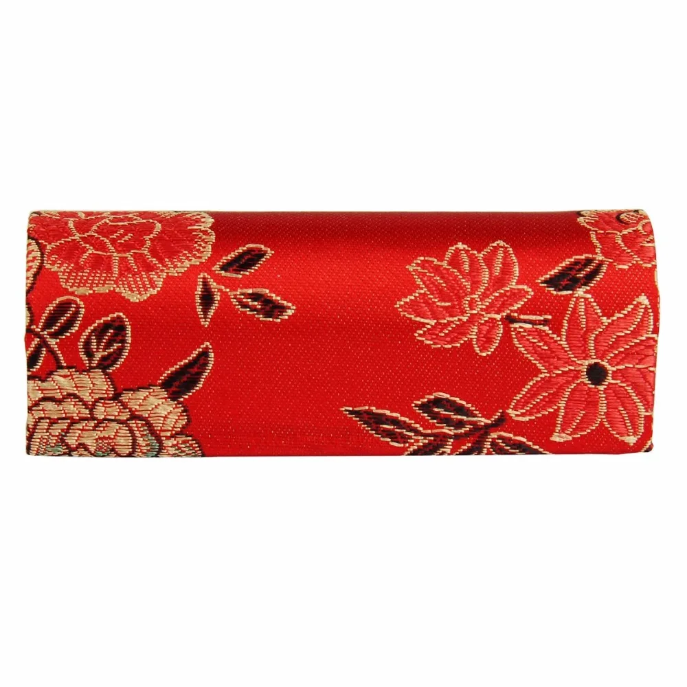 Женский цветочный парчовый Ретро Чехол для губной помады с вышитым держателем