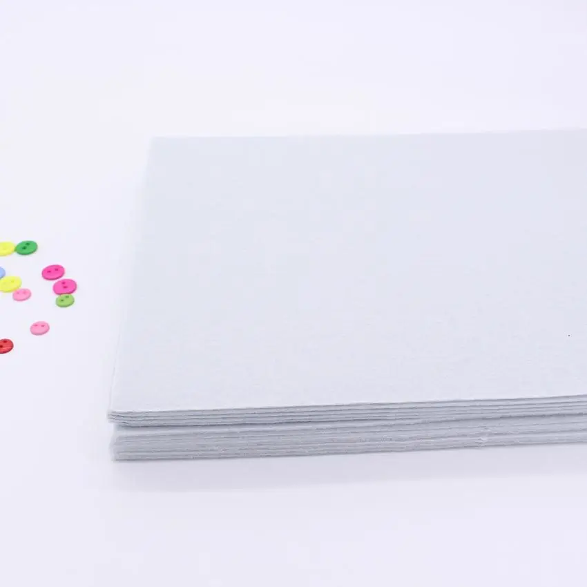 Белая жесткая ткань 2 мм фетровая одежда игла для рукоделия шитье ручной