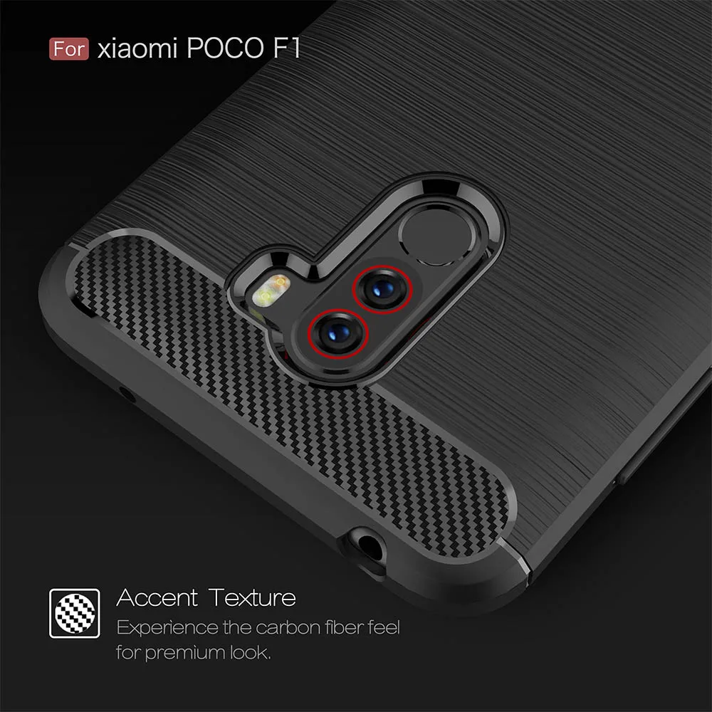 Forubest Xiaomi Pocophone F1 кейс Мягкий ТПУ силиконовый Роскошные Обложка для Поко чехол