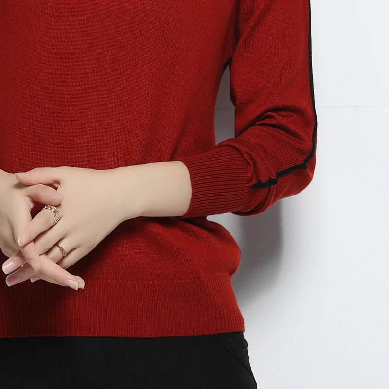 Женские свитера и пуловеры с v-образным вырезом кашемировые вязаный тонкий