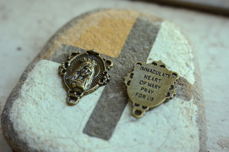 Посеребренные Золотые Старинные Бронзовые четки католические религиозные