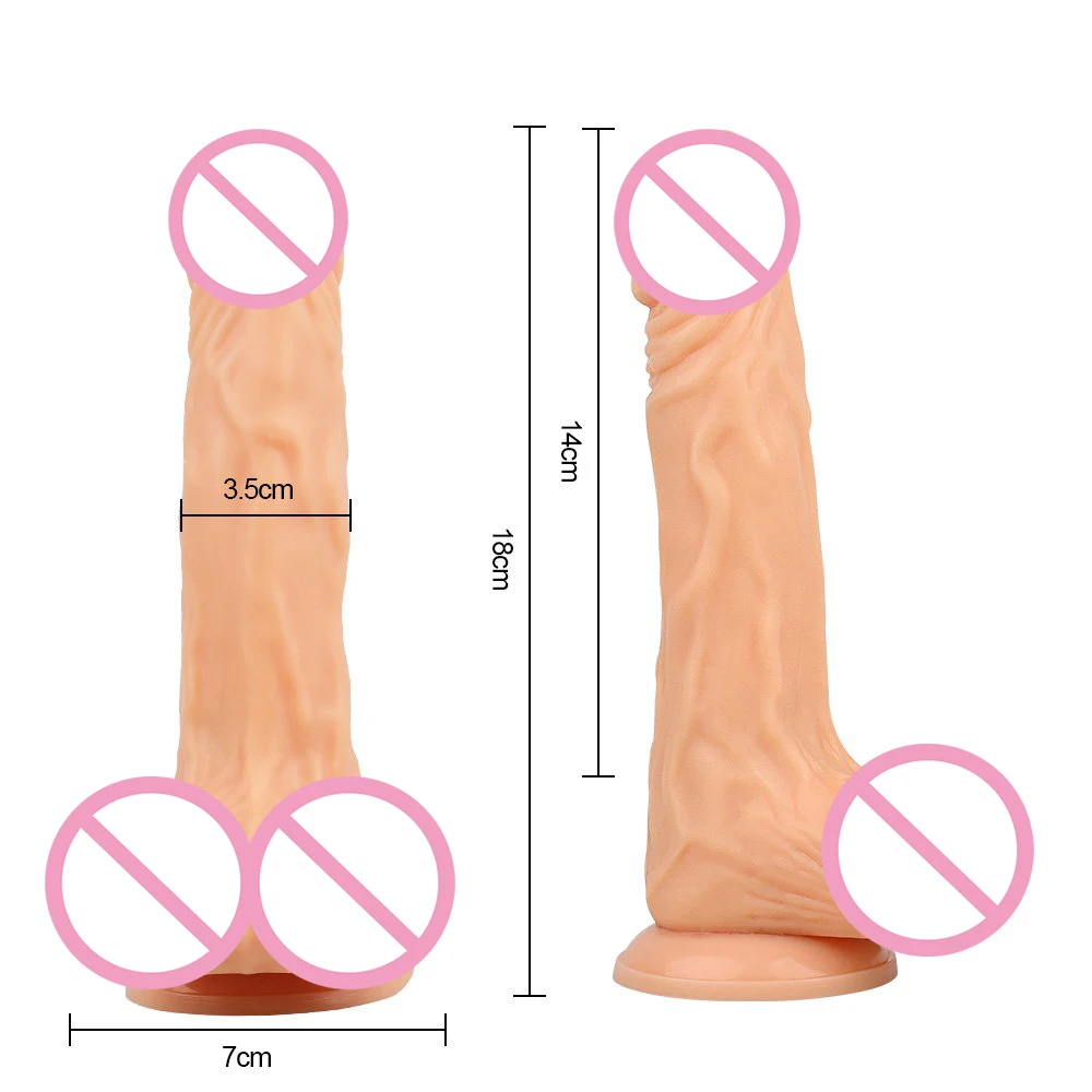 Беспроводной реалистичный фаллоимитатор вибратор с телескопическим нагревом