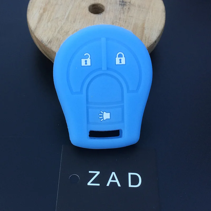 Чехол ZAD с 3 кнопками для Nissan March Tiida Altima куб Армада Juke Maxima Pathfinder Rogue Sentra Versa|car key case